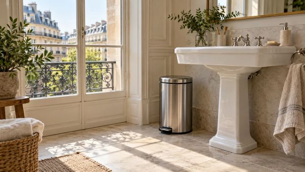 Top 5 poubelles de salle de bain adaptées à tous les décors